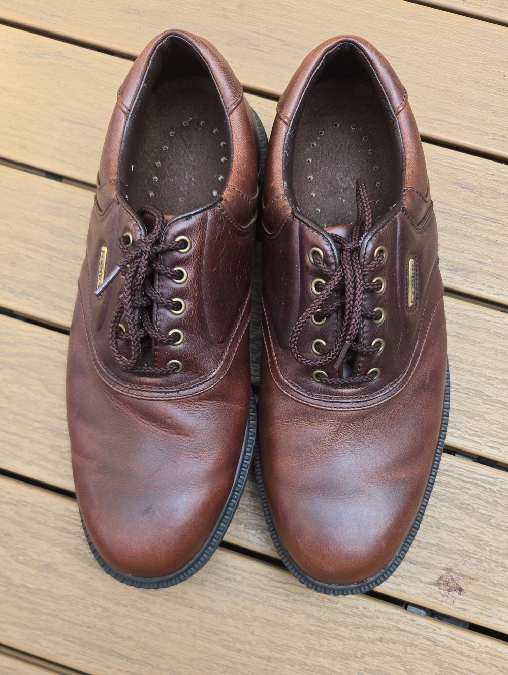 Mens Footjoy Size 8 Brown Classic Golf Shoes